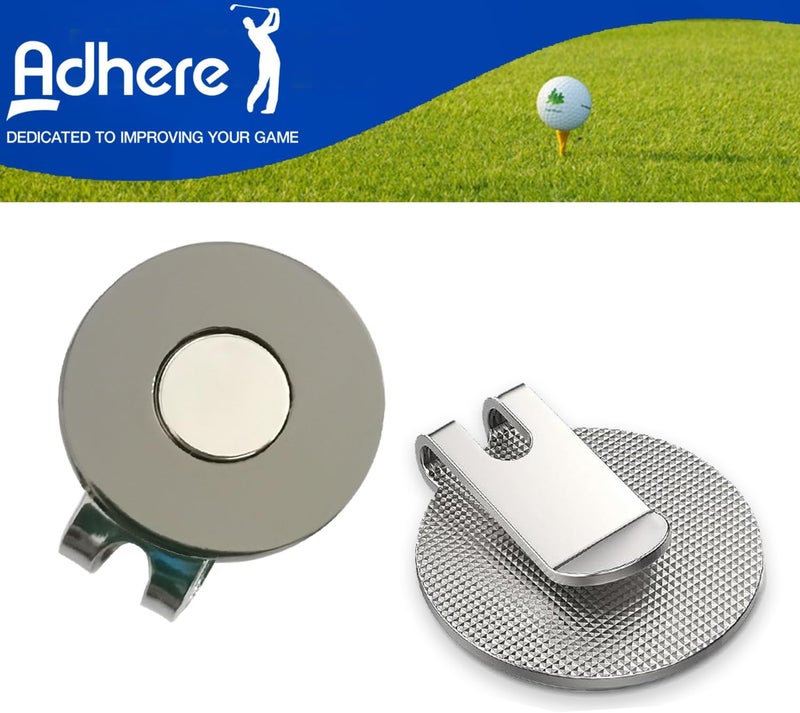 Adhere Golf Hat Clip Golf Ball Marker Holder Magnetic Golf Cap Clips Without Ball Marker - Image 4